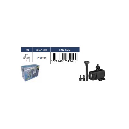Fontänpump Xtra 600 l/h