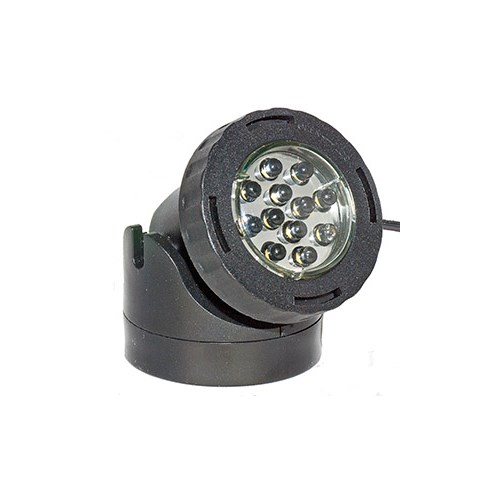 LED Spot 12 - 3 x 1,6 W inkl. lyssensor