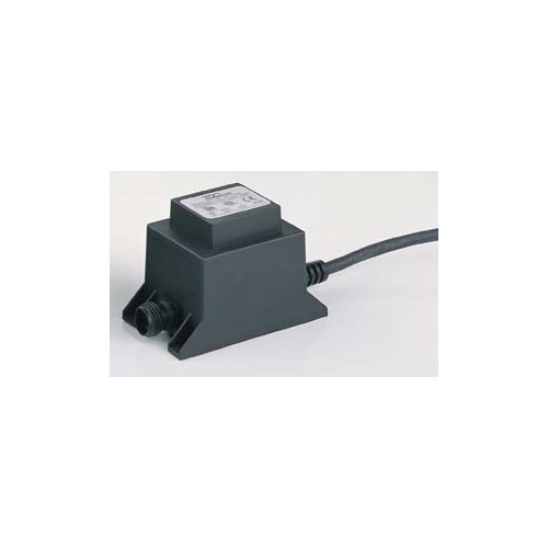 Transformator IP44, 12v, 21 W med 3-vägs fördelare