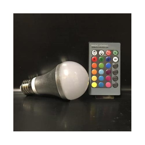 LED Lampa RGB till ljusglob m fjärr