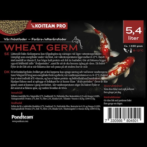 Koiteam Pro forår/efterårfoder-Wheat Germ 5,4L